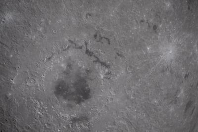 Moon closeup, Mare Nubium region